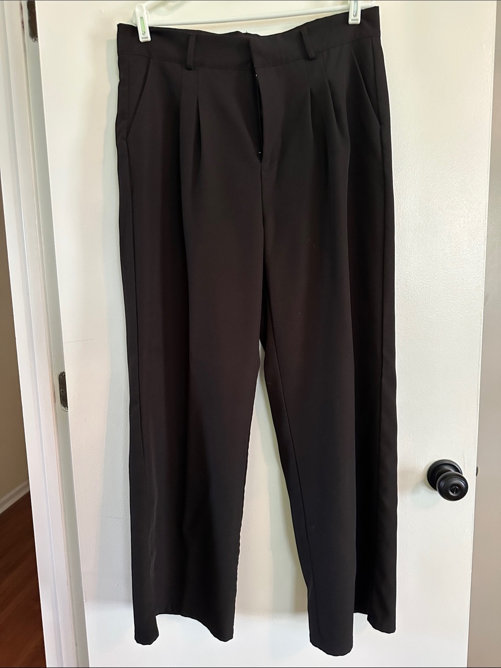 Unbranded Black Pleated Dress Pants - Classic Workwear